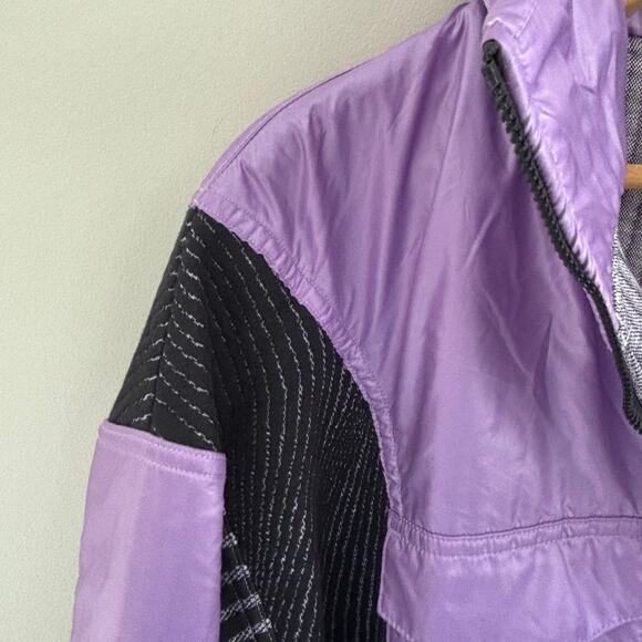 Nike Women's City Ready 1/4-Zip Training Jacket Violet and Black Athletic XS - Picture 8 of 12